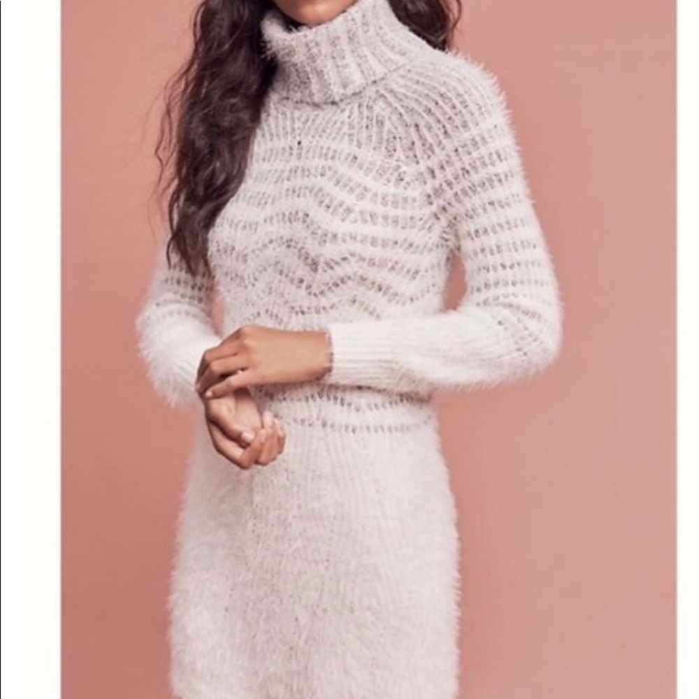 Sleeping on Snow Eyelash Sweater Dress Size Small